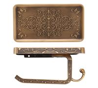 Distributeur de papier toilette, vintage, aluminium spatial Distributeur de papier toilette pour salle de bain, salon, chambre, type C