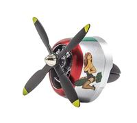 Distributeur de parfum à clipser sur grille d'aération de voiture avec rotor mobile et cadeau essentiel pour voiture armée rétro