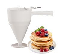 Distributeur de pâte à crêpes | 1200ml Entonnoir avec Socle pour Pâte à Crêpes - Distributeur de Pâte à Gâteaux,Cuisine maison, petit-déjeuner, desserts, cookies, muffins, pâtisseries de fête