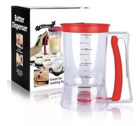 Distributeur de pâte à crêpes à cupcake - Séparateur de pâte pour cupcakes et crêpes | Distributeur de pâte de précision Good Grips | Fabricant de moules à pâtisserie avec étiquette de mesure | La