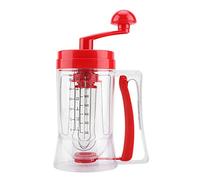 Distributeur De Pâte À Crêpes À Manivelle Fouet Lidmachine Outil De Cuisson,Mélangeur De Pâte À Crêpes, Avec Étiquette De Mesure, Pour La Cuisson De Cupcakes Gaufres Cuisson Des Crêpes Et Des Gau