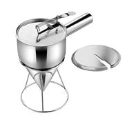 Distributeur de pâte à crêpes Entonnoir Outil de cuisson pour Chocolat Takoyaki Cupcake Couvercle 1200 ml