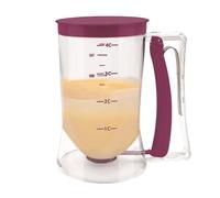 Distributeur de pâte à pâtisserie, outil distributeur de pâte | Outil de cuisson séparateur de à crêpes - Distributeur de de précision avec étiquette de mesure pour gaufres, crêpes, muffins