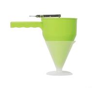 Distributeur de pâte avec entonnoir à piston pour crêpes, boules Takoyaki, cupcakes et gaufres - Outil de cuisson de cuisine ABS avec design stable pour (D)