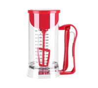 Distributeur de pâte électrique 1500 ml - Mélangeur et séparateur automatique de pâte à crêpes sans fil - Outil de cuisson alimenté par batterie pour gaufres, cupcakes et crêpes -