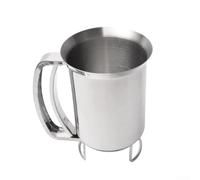 Distributeur de pâte en acier inoxydable pour une libération contrôlée de la pâte lors du retournement des crêpes et du remplissage de grille gaufrée