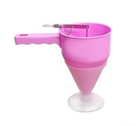Distributeur de pâte en plastique ABS avec entonnoir à piston pour une distribution précise de crêpes, boules takoyaki et autres desserts ronds dans les cuisines domestiques ou professionnelles (B)