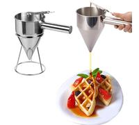 Distributeur De Petites Boules De Ppoulpe En Acier Inoxydable, Fabrication De Cupcakes, Cuisson, Avec Support, Ustensiles De Cuisine, Outils En Entonnoir