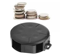 Distributeur de Pièces de Monnaie, Boîte à Pièces en Plastique Portable Organisateur Quart de Nickel Penny Dime Mallette de Rangement Petit Trieur d'argent et Porte-pièces pour Collectionneur