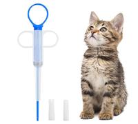 Distributeur de pilules pour animaux de compagnie, pilulier pour animaux de compagnie, innovation à piston scellé, design respectueux des animaux de compagnie, 6 x 15 cm pour animaux, tablette, pâte