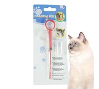 Distributeur de pilules pour petits chats - Distributeur de pilules pour animaux de compagnie | Seringue poussoir pour tablette pour chat, poignée circulaire pour la santé des animaux domestiques