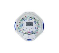 Distributeur de Pilules Wi-Fi 28 Compartiments avec Ecran LCD Blanc