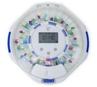 Distributeur de Pilules Wi-Fi 28 Compartiments avec Écran LCD Nedis Blanc Blanc