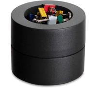 Distributeur De Pinces Mauly® ProDistributeur De Pince Double Clip DurableOrganiseur De Bureau Avec 12 PincesIdéal Pour L'organisation Au Bureau Et À La MaisonNoir
