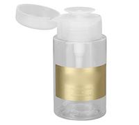 Distributeur de Pompe à Pression, Bouteilles à Pompe Transparentes de 150ml, récipient Vide à Dessus Poussoir pour Vernis à Ongles, démaquillant, Eau, Toner pour Le Visage