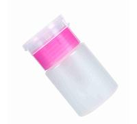 Distributeur de Pompe, Bouteille de Pompe Pratique 60 Ml 2 Couleurs pour Dissolvant Vernis à Ongles (PINK)