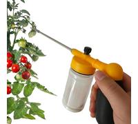 Distributeur de poudre de jardin - Distributeur de terre de diatomée en acier inoxydable PP 30 cm | Pulvérisateur léger pour légumes, fleurs, tomates, poivrons, serres, ferme