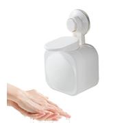 Distributeur de pour Lavage des Mains, Pompe distributrice de Murale - Chambre de shampoing Liquide Rechargeable, Pompe distributrice de créative avec Ventouse pour Cuisine, Douche,