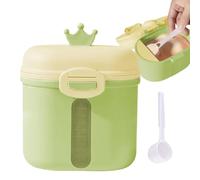 Distributeur de préparation pour bébé de voyage, conteneur de préparation pour bébé,Distributeur de lait pour contenants de formule | Distributeur de formule de voyage, support de formule avec cuillèr