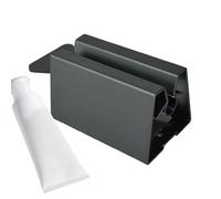 Distributeur de presse-tube - Outil à rouleau à clé en métal, extracteur de pâte et de crème, organisateur montable pour vanité, cuisine, atelier | Aide ménagère pour teinture capillaire, col