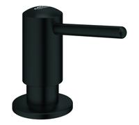 GROHE Contemporary Distributeur de Savon Liquide, Réservoir 500ml, Finition Longue Durée, Noir Mat, 1021652430