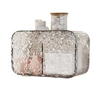 Distributeur de rangement mural robuste pour tampons de maquillage qui améliore le style dans les salles de bains ou les vestiaires