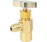 Distributeur de réfrigérants pour climatiseur automobile R134A R-134 AC Refrigerant Aluminum Tap 1/2" ACME Thread Valve Tool