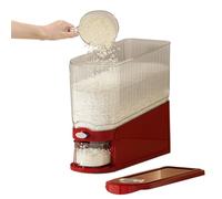 Distributeur de riz - Capacité 6 kg, porte-riz type presse 6 kg | Seau à riz anti-moucherons, distributeur de 6 kg, grains de maïs, céréales, bonbons, collations, flocons d'avoine