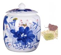 Distributeur de riz et boîte de rangement, bocal de grande capacité avec couvercle pour riz, soja, maïs, farine, flocons d'avoine