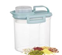 Distributeur De Riz - Grands Contenants De Céréales Hermétiques | Seau À Riz À Poignée Transparente, Distributeur De Céréales, Récipient De Stockage Scellé, Seau De Stockage Des Aliments Avec Tasse À