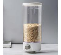 Distributeur de riz mural avec corps transparent, organiseur moderne pour aliments secs de cuisine, grains de café, détergent à lessive (moyen)