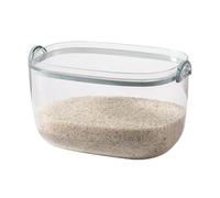 Distributeur de riz | Récipient de stockage d'aliments secs avec couvercles | seau à grains de ménage solide | Bac à riz scellé résistant à l'humidité résistant aux insectes pour, multi, orga de cuisine