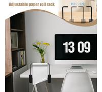 Distributeur de rouleau de papier en métal - Support réglable pour papier d'art et d'artisanat | Distributeur de table robuste pour dessiner, peindre et emballer | Facile à charger, rouleau lisse