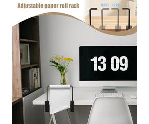 Distributeur de rouleau de papier en métal - Support réglable pour papier d'art et d'artisanat | Distributeur de table robuste pour dessiner, peindre et emballer | Facile à charger, rouleau lisse