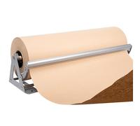 Distributeur de rouleau de papier et cutter - Distributeur de papier kraft, congélateur et boucher robuste - Antidérapant et montage mural (61 cm) (jusqu'à 304,8 m)
