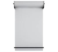 Distributeur de rouleau de papier kraft de 50 m - Support mural pour tableau d'affichage pour enfants, menus de café, listes de choses à faire