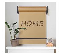 Distributeur de rouleau de papier kraft de 51 pouces grand distributeur et découpeur pour rouleaux de papier kraft pour décorations rustiques de cuisine/décoration de ferme/listes de courses, avec