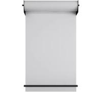 Distributeur de rouleau de papier mural et coupe-papier, support de papier à suspendre pour listes d'épicerie au bureau et café