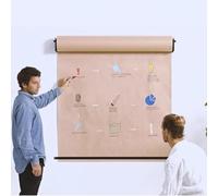 Distributeur de rouleaux de papier kraft avec cutter - Support mural robuste pour un accès facile et une déchirure propre, idéal pour les bureaux et les cafés