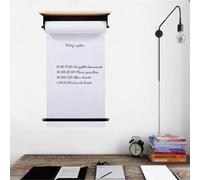 Distributeur de rouleaux de papier kraft mural à suspendre pour listes d'épicerie, bureau et café