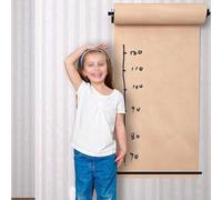 Distributeur de rouleaux de papier kraft mural pour listes de tâches, menus, listes d'épicerie - Idéal pour bureau et café