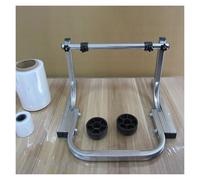 Distributeur de rouleaux entièrement métallique robuste for film à bulles, film étirable PE et mousse, support d'emballage industriel for l'expédition(H:25cm,Width:80cm/31.5in)