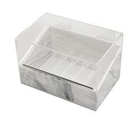 Distributeur de ruban à cils pratique en acrylique - 6 rouleaux de ruban adhésif - Distributeur de faux cils - Boîte de rangement multi-grilles