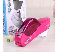 Distributeur de ruban adhésif automatique antidérapant jusqu'à 41 mm de large (1 paquet, gris/rose rouge), rose Rouge