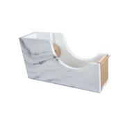 Distributeur de ruban adhésif bureau créatif en marbre, coupe-ruban Washi métal or rose, papeterie for étudiants, cadeaux Des DéCoupes Nettes Et PréCises(D)