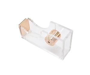 Distributeur de ruban adhésif bureau créatif en marbre, coupe-ruban Washi métal or rose, papeterie for étudiants, cadeaux Des DéCoupes Nettes Et PréCises(2)