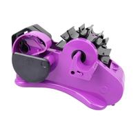 Distributeur de ruban adhésif chauffant portable - Outil de coupe avec plusieurs rouleaux pour distributeur de base de transfert de chaleur - Avec plusieurs découpes de rouleau - Pour bureau scolaire