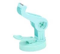 Distributeur de ruban adhésif de bureau à ventouse, support de rouleau réglable, joint rotatif flexible, base à ventouse solide, découpe facile du ruban adhésif, pour usage (Vert)