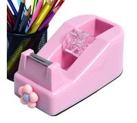 Distributeur de ruban adhésif de bureau,Base Décor Fleur Antidérapante - Découpeur de ruban adhésif de bureau - Pour expéditions, transport, école, maison, scrapbooking, étudiants,