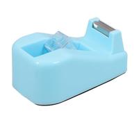 Distributeur de Ruban Adhésif de Bureau Mignon Bleu Compact | ABS et Métal, Lame Intégrée, Déchirure D’une Main, pour Masking Tape et Washi Tape